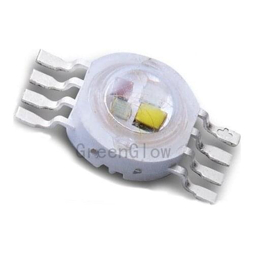 100X High quality 12W RGBW LED chip 8 pin supper brightness RGBW led emitting diode express free shipping