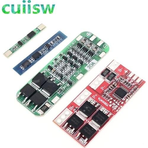 1S 2S 3S 4S 3A 20A 30A Li-ion Lithium Battery 18650 Charger PCB BMS Protection Board For Drill Motor Lipo Cell Module