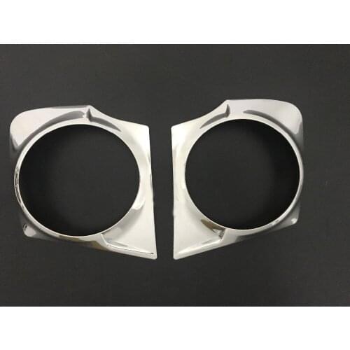 2pcs Chrome for Mitsubishi L200 Triton accessories fog lights cover trim fit Triton 2015-2017 car styling accessory plate parts