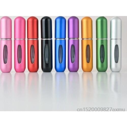 300PCS 5ML Mini Refillable Perfume Atomizer Bottle for Travel Spray Scent Pump Case
