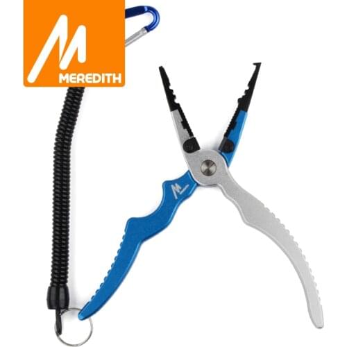 MEREDITH Aluminium Fishing Pliers Fishing Tools Pliers Multifunctional Stainless Steel Scissors Split Ring Hook Removes Tools