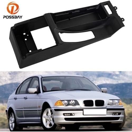Black Center Console Trim Base with Arm Rest Opening RHD for BMW 3 Series E46 1998 1999 2000 2001 2002 2003 200 Interior Parts