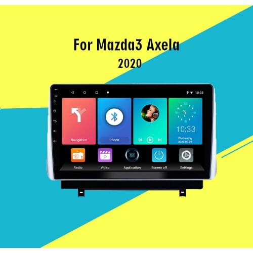 For Mazda 3 Axela 2020 2 din 10.1 Inch Car Radio Stereo WIFI GPS Navigation Multimedia Player Head Unit With Frame Autoradio