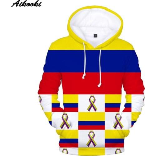 Colombian Flag Hoodies Men Women Casual Harajuku Hoodies Patriotic Sweatshirt Mexico/ Portuguese And Other Countries Flag Hoodie