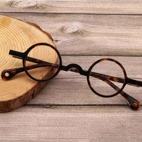 Punk Retro Round Optical Acetate Glasses Frames Men Women Fashion Computer Eyeglasses 50438