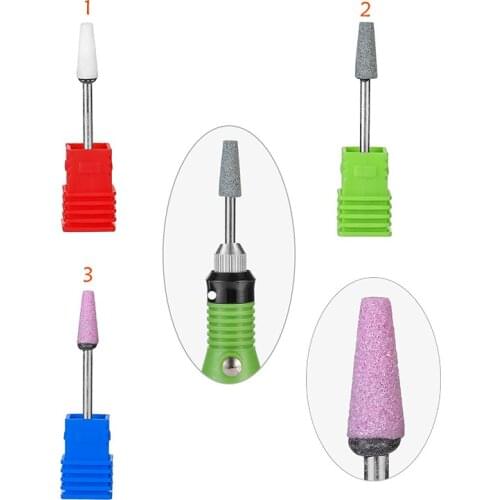 Meisha 2Pcs Grinding Head Nail Drill Bits Machine Milling Cutters For Manicure Nail Art Tools Rotary Electric Nail Files HF0008