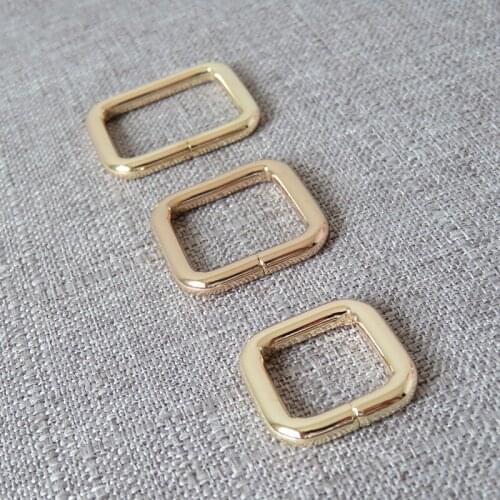 50pcs 15mm 20mm 25mm wholesale metal buckle belt ring for bag handbag straps clasp pet dog leash rope garment DIY accessory