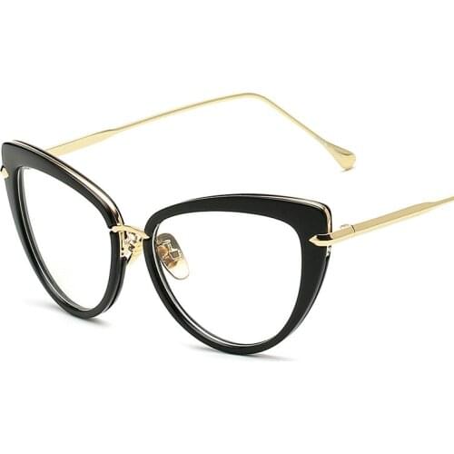 MINCL/ 2018 Brand Design Oversized Cat Reading Glasses Black Anti-Fatigue Reader Fashion Women and Men Reading Glasses NX