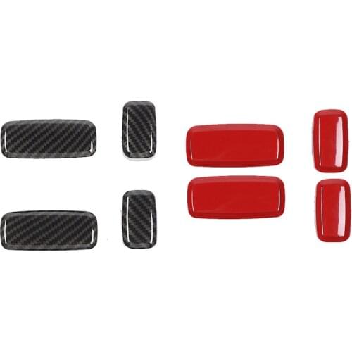 Fit for Chevrolet Camaro 2010-2015 ABS Electric Seat Adjustment Switch Button Cover Decoration Trim Interior Car Accessories