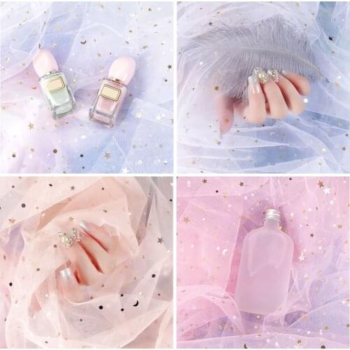 Props For Product Photoshoot Bright Tulle Studio Photo Background Cloth for Nails Earrings Bracelet Cosmetic Photograph Props