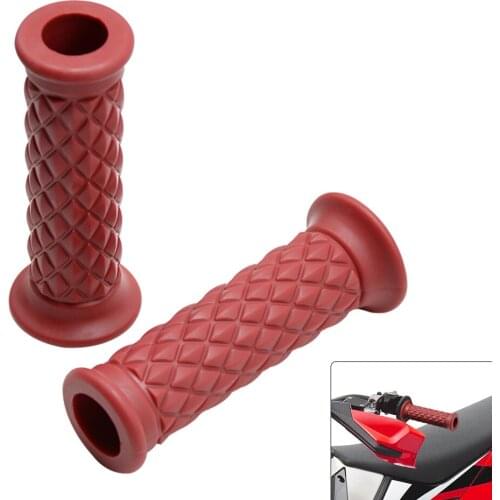 Motorcycle Rubber Hand Grip Bar Handlebar Grips Handle Bar For Triumph Street Scrambler Vespa GTS 300 Piaggio Moto Guzzi