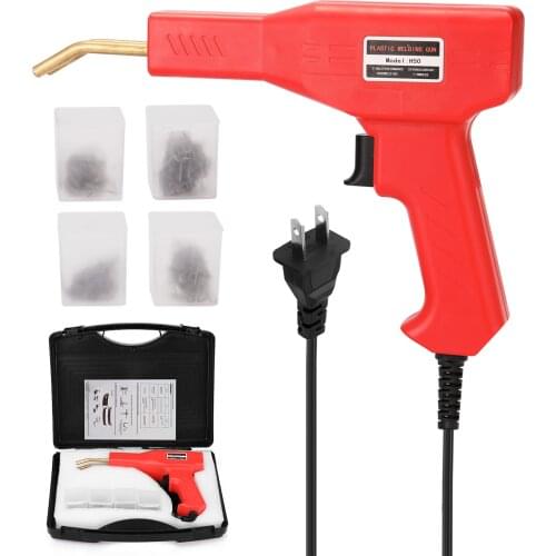 50W Handy Plastic Welder Garage Tools Hot Staplers Machine Staple PVC Plastic Repairing Machine Car Bumper Repair Hot Stapler