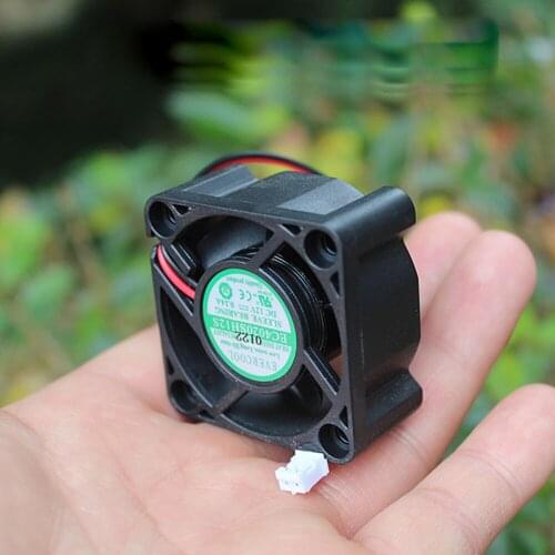 DC 6V-12V Micro Graphics Card Cooling Fan Small 40*40*20mm High Volume 2-Pin for PC Laptop Computer Case Cooling Fan Axial Fans