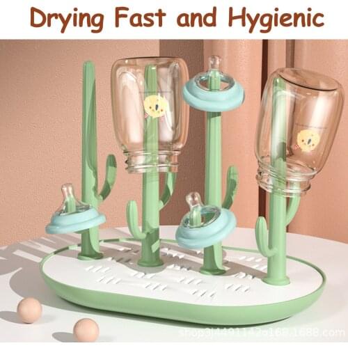 Baby Bottle Drying Rack Dryer Baby Bottle Drain Drying Racks Baby Milk Bottles Cleaning Dryer Drainer Storage And Bottle Clip