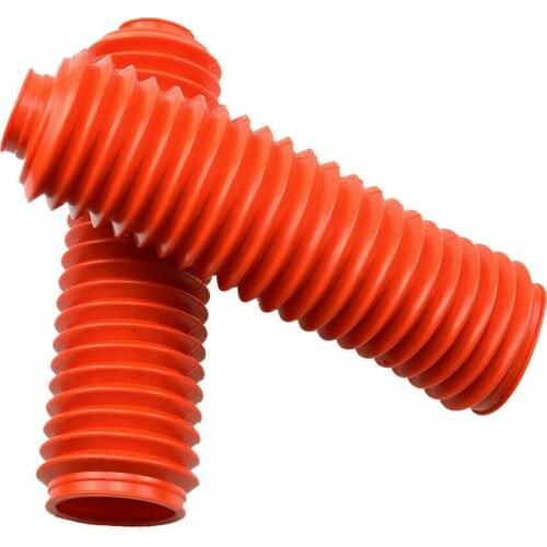 35mm Fork Rubber Boot Universal Motorcycles Red Dust Jacket Cover Custom