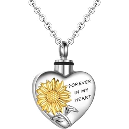 Women Pendant Necklace Memorial Ashes Necklace Birthday New Year Gifts