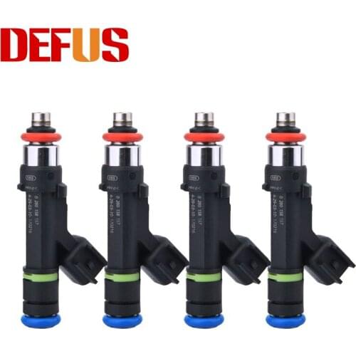 4pcs Nozzle Fuel Injector for Ford Mazda Fusion 3 5 6 Miata 2.5L 0280158157 8E5G-AB OEM Car Engine Injectors Fuel Injection Kits
