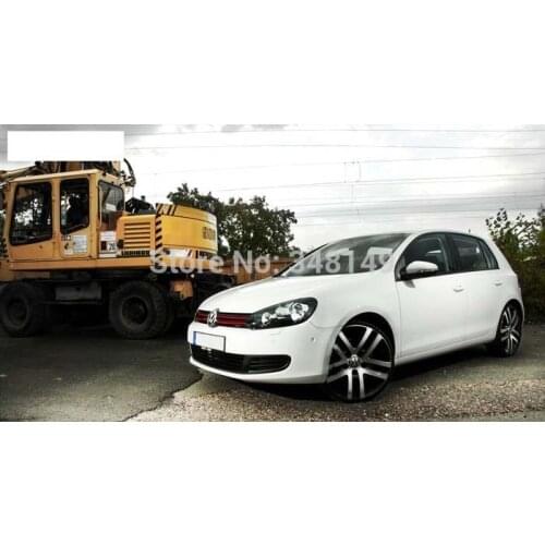 Aliauto 5 x Car-styling front Grills Car Stickers And Decals Accessories for Volkswagen Passat b5 Golf Tiguan Jetta Mk6 Polo