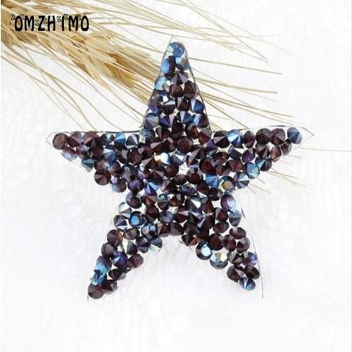 Applique Patch Strass Rhinestones Motifs Iron On Patches Crystal For Jeans Clothing Crafts Decorations
