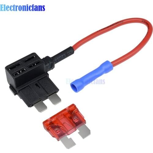 Car Add-a-circuit Fuse TAP Adapter Standard APM ATM Auto Blade Fuse Holder 12V