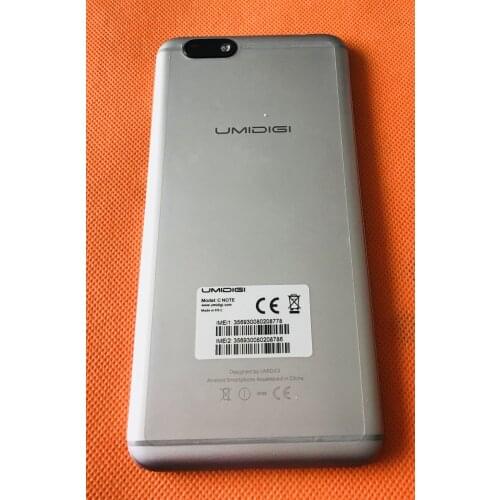 Used Original Protective Battery Case Cover+camera glass lens for UMI UMIDIGI C NOTE MTK6737T Quad Core 5.5 Inch Free shippin
