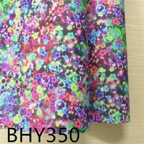 Free shipping 7.6*12inch cartoon line print synthetic leather fabric for DIY accessories BHY350