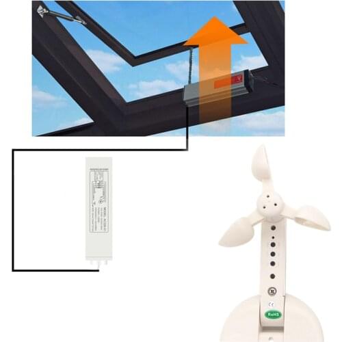 DV12V Smart Life Wireless Wind Light Rain Sensor Weather Sensor 433Mhz RF Close Open Window Curtain Blind Awning Home Automation