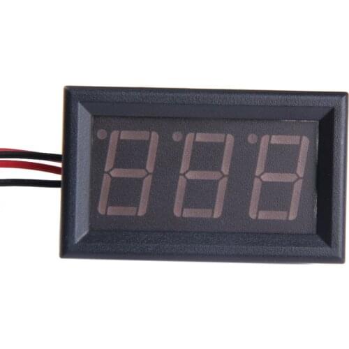 Amperimetro Digital DC Ammeter 20A Red LED Ampere Meter Panel Amp Meter Digital Electricity Ampermet