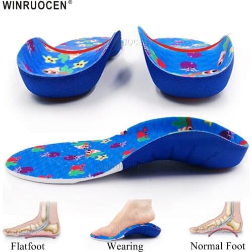 Children Orthopedic insoles shoes for feet insoles Kids from flat feet X/O Leg Arch Support Sport Insole Healthy Care Full Pad