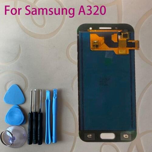 For A320 LCD Display Touch Screen Digitizer Sensor Panel Glass + LCD Display Monitor Screen Panel Assembly +Free Tools