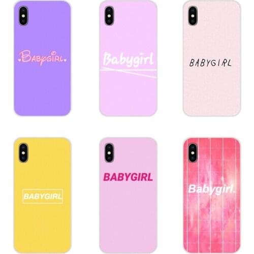 For Apple iPhone X XR XS MAX 4 4S 5 5S 5C SE 6 6S 7 8 Plus ipod touch 5 6 fashion babygirl baby bad girl Accessories Phone Cases