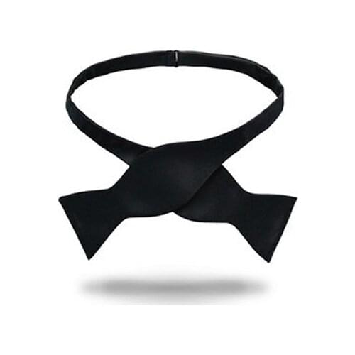 Self tie bow ties for men Black bow tie