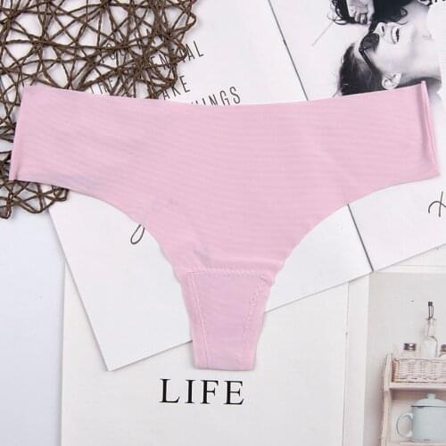 Cotton Womens Sexy Thongs G-string Underwear Panties Briefs For Ladies T-back