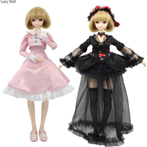 MMGIRL BJD DOLL fortune days 1/4 45cm with/without clothes with short blonde wavy hair with makeup dress shoes