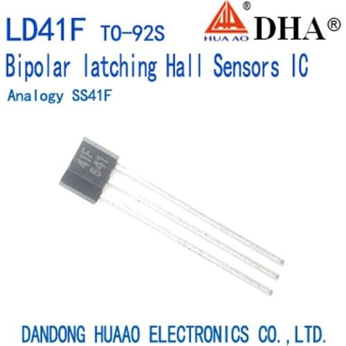 LD41F SS41F Bipolar latching Hall position sensor ASIC TO-92S