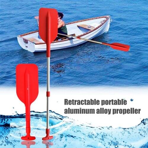 Boat Telescopic Paddle With Anti-Slip Handles Durable Portable Long Lasting Lightweight Comfortable To Hand for Boats Basen