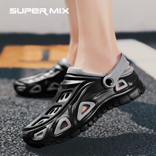 Mens new summer sandals beach sandals flat mens shoes outdoor leisure popular wading EVA jelly shoes sandals 2021