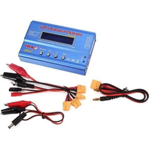 Original iMAX B6 80W 6A Lipo NiMh Li-ion Ni-Cd RC Balance Charger 10W2A Discharger with 15V/6A AC/DC Adapter for RC ModelBattery
