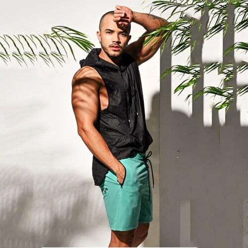 Loose Swimwear Men Swimsuit Maillot De Bain Boy New Swim Trunks Swimming Surfing Mayo Gay Sungas Solid Swim Suits Boxer Shorts