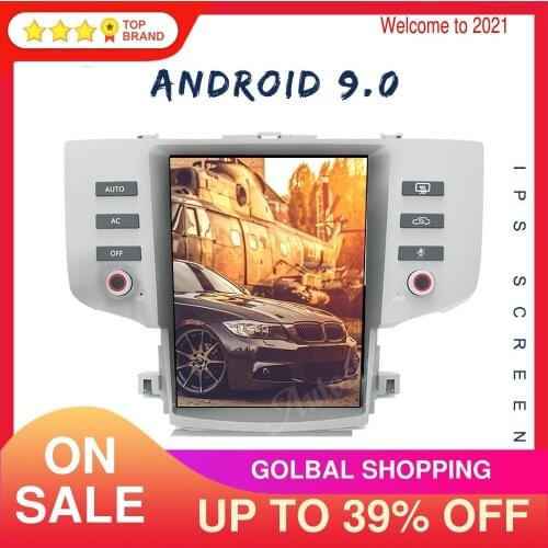 Tesla Style Android 9 Car GPS Navigation For Toyota Reiz 2005-2009 Auto Radio Carplay Stereo Head Unit Multimedia Player PX6 HD