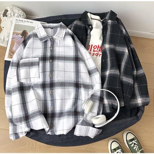 VOGREAPER Women's Plaid Shirts