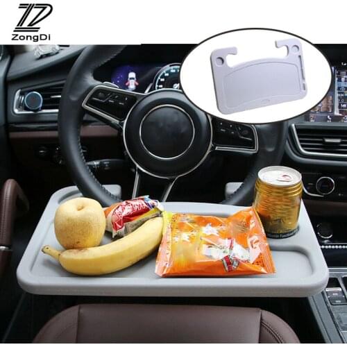 ZD 1Pc Steering Wheel Desk Multi-functional Holder For Nissan qashqai juke Mitsubishi lancer 10 asx Kia rio ceed accessories