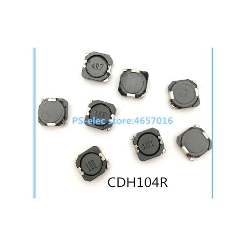 10PCS/lot SMD Power Inductors CDRH104R CD104R 10*10*4MM 2.2UH 3.3UH 4.7UH 6.8UH 10UH 22UH 33UH 47UH 68UH 100UH 150UH 220UH 330UH