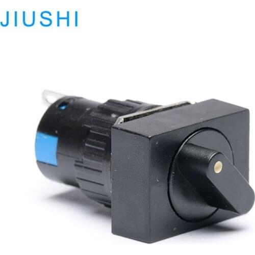 LA16J-11X2 rectangular 2 position selector switch hole diameter 16mm 1NO 1NC 3pin