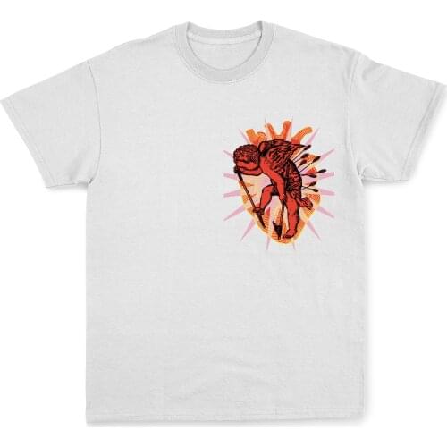 2021 New Print T-Shirt Elastic Cotton Short Sleeve