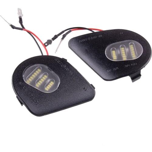 68087238AA 68087239AA 68302825AA 68302824AA Side Mirror Puddle Light Lamp Fit For Dodge Ram 1500 2500 3500 4500 5500 White LED