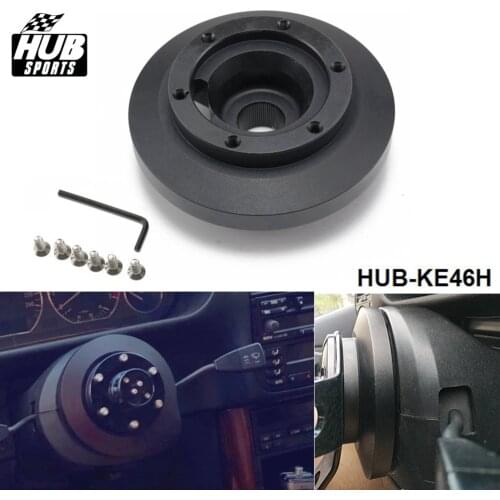 HUB sports Racing Steering Wheel Short HUB Adapter Boss Kit For BMW E46 323i/325/328i/M3 1999-2005 HUB-KE46H