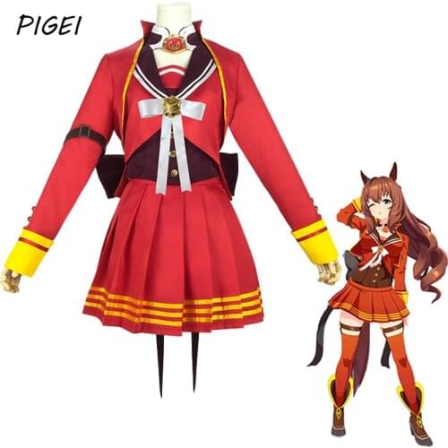 Anime Pretty Derby Maruzensky Cosplay Costumes Halloween Carnival Comic UmaMusume Top Skirt Uniform Full Sets for Women Girls