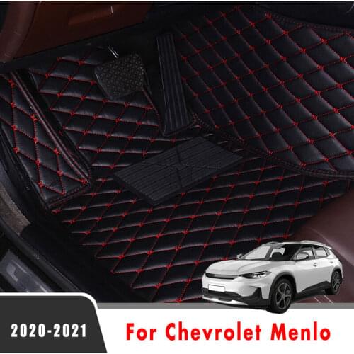 Car Floor Mats For Chevrolet Menlo 2020 Waterproof Leather Carpets Custom Auto Styling Foot Pads Car Accessories Interior Covers