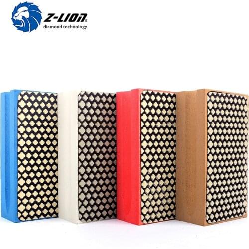 Z-LION 4pcs/Lot Diamond Polishing Pad DIY Craft Tool New Design Resin Bond Foam Back Hand Pad DIY Tool Buffing Pad